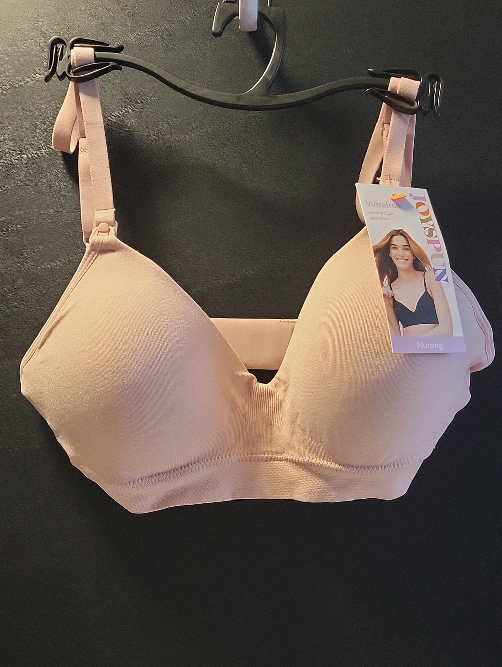 Nude Wireless Nursing Bra with Drop Clips. T21
